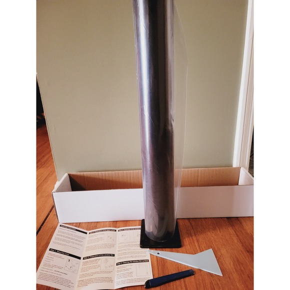 NIB One Way Privacy Window Tint for Home Office Blue Silver 6 mL 35.4"x13.1ft - Picture 6 of 8